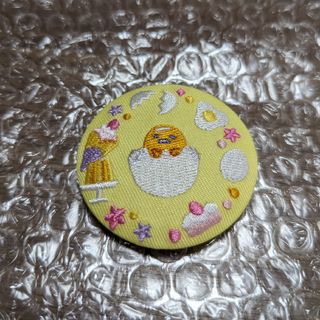 バンダイ サンリオキャラクターズ刺繍缶バッジBiscuit2 ぐでたま