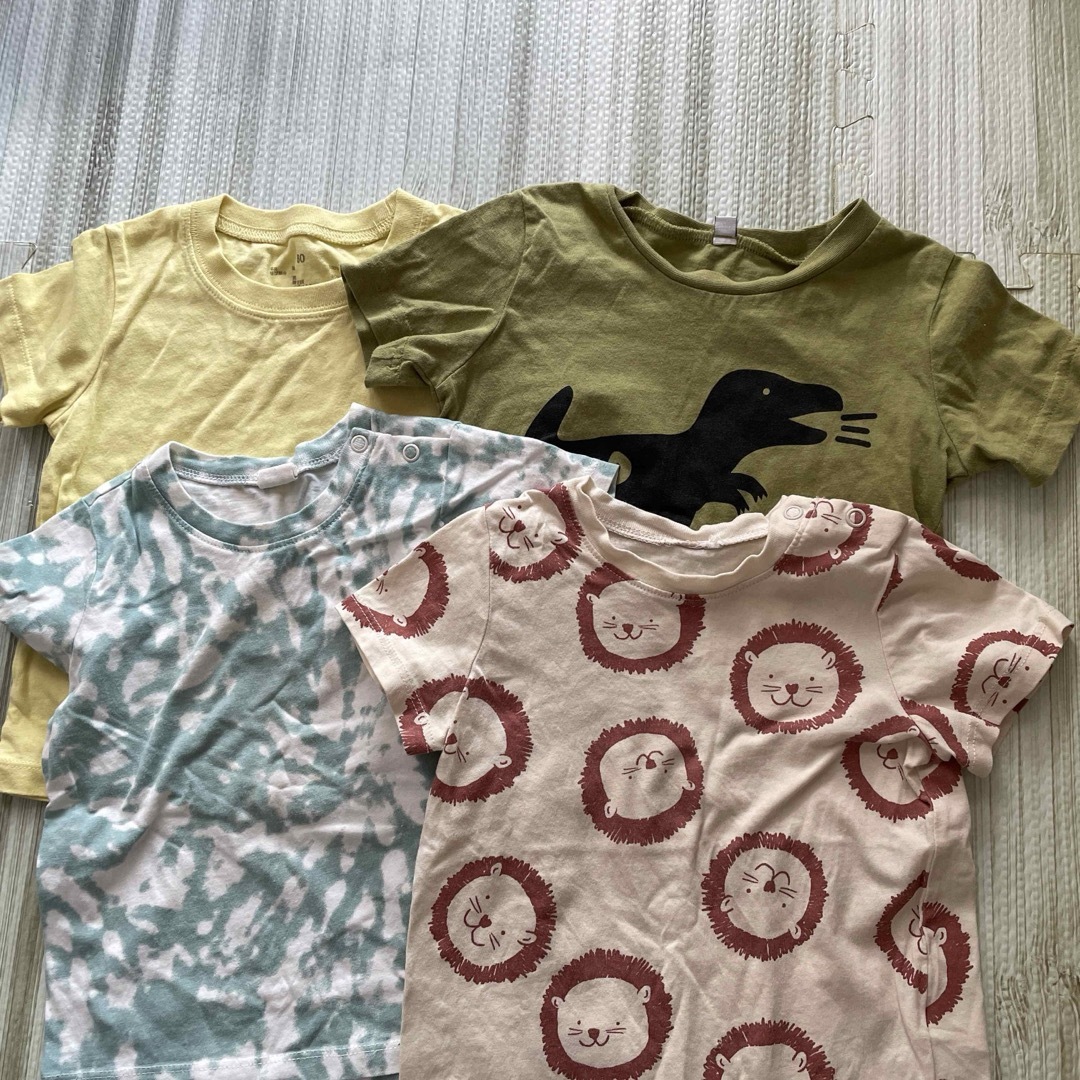 Tシャツ4枚セット キッズ/ベビー/マタニティのベビー服(~85cm)(Ｔシャツ)の商品写真