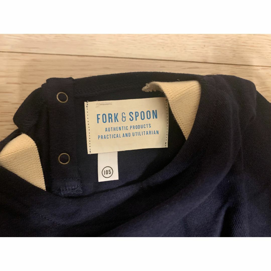 FORK&SPOON(フォークアンドスプーン)の最終値下 URBAN RESEACH DOORS 子供服カットソー 105サイズ キッズ/ベビー/マタニティのキッズ服男の子用(90cm~)(Tシャツ/カットソー)の商品写真