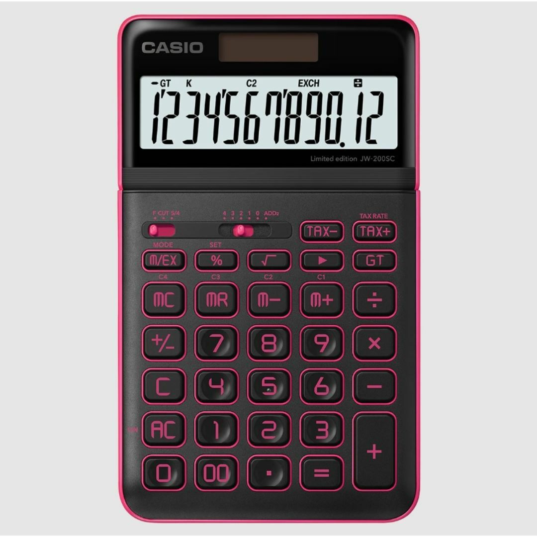 カシオ計算機 CASIO W税率電卓 香し ジャストタイプ12桁 JW-200TC-N カシオ計算機 CASIO W税率電卓 香し ジャストタイプ12桁 JW-200TC-N