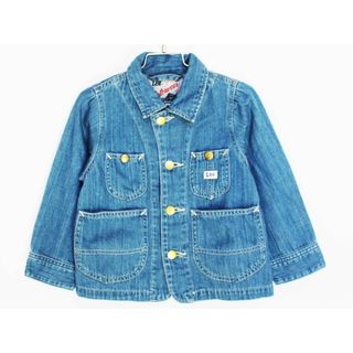 Lee - 【春物 新入荷!】[リー/Lee]110cm デニムジャケット/Gジャン/ブルゾン インディゴブルー【中古】子供服 キッズ kids 男の子 女の子 春秋 onepi 223042