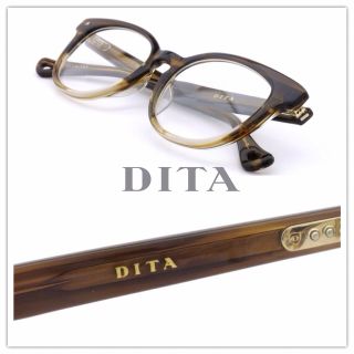 アヤメ(Ayame)の松島 花さんセレクトモデル【DITA/ディータ】鼈甲彫金伊達眼鏡 SALE(サングラス/メガネ)