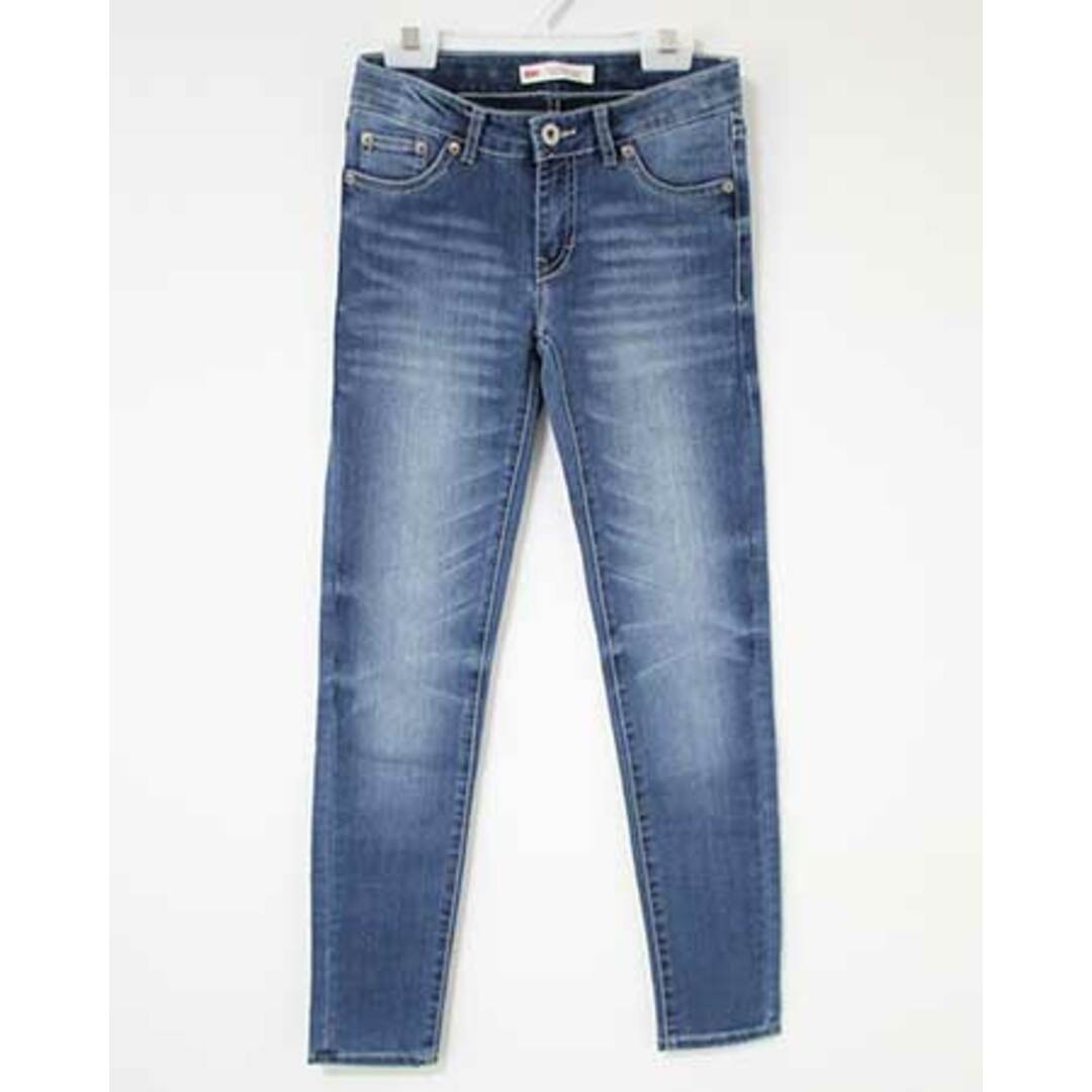 Lee(リー)の【春物 新入荷!】〓リーバイス/Levi's〓140cm  ジーンズ/デニムパンツ ネイビー 【中古】子供服 キッズ kids ジュニア 男の子 女の子 春秋冬 bottoms 723042 キッズ/ベビー/マタニティのキッズ服女の子用(90cm~)(パンツ/スパッツ)の商品写真