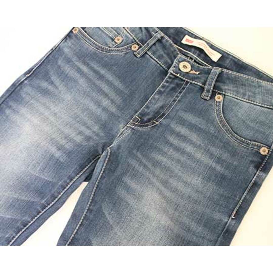 Lee(リー)の【春物 新入荷!】〓リーバイス/Levi's〓140cm  ジーンズ/デニムパンツ ネイビー 【中古】子供服 キッズ kids ジュニア 男の子 女の子 春秋冬 bottoms 723042 キッズ/ベビー/マタニティのキッズ服女の子用(90cm~)(パンツ/スパッツ)の商品写真