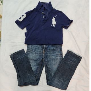 ポロラルフローレン(POLO RALPH LAUREN)のラルフローレン　ポロシャツ&バンツ　130(パンツ/スパッツ)