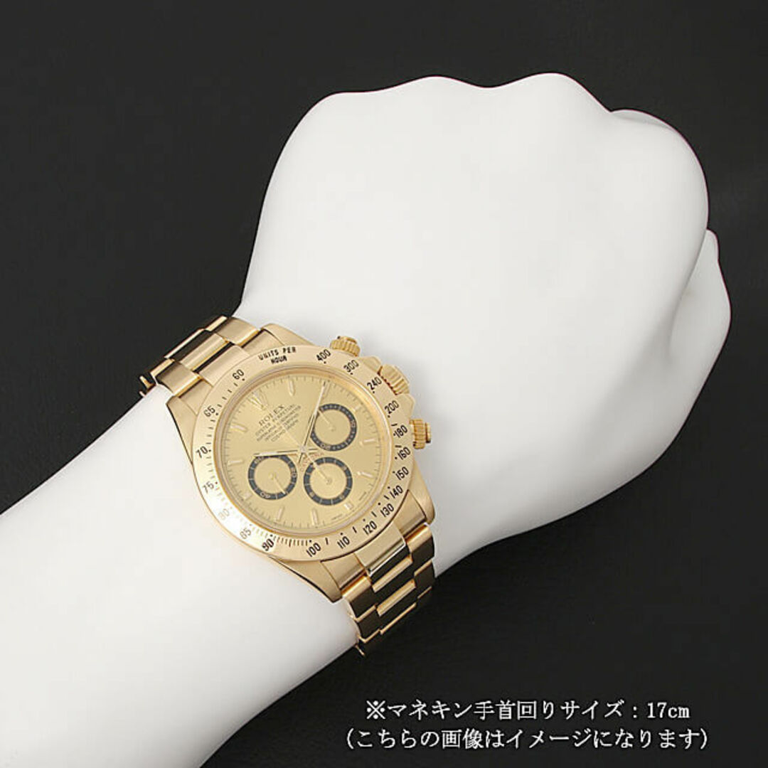 ROLEX(ロレックス)のロレックス デイトナ 16528 シャンパン 逆6文字盤 オールトリチウム シングルバックル N番 メンズ 中古 腕時計 メンズの時計(腕時計(アナログ))の商品写真