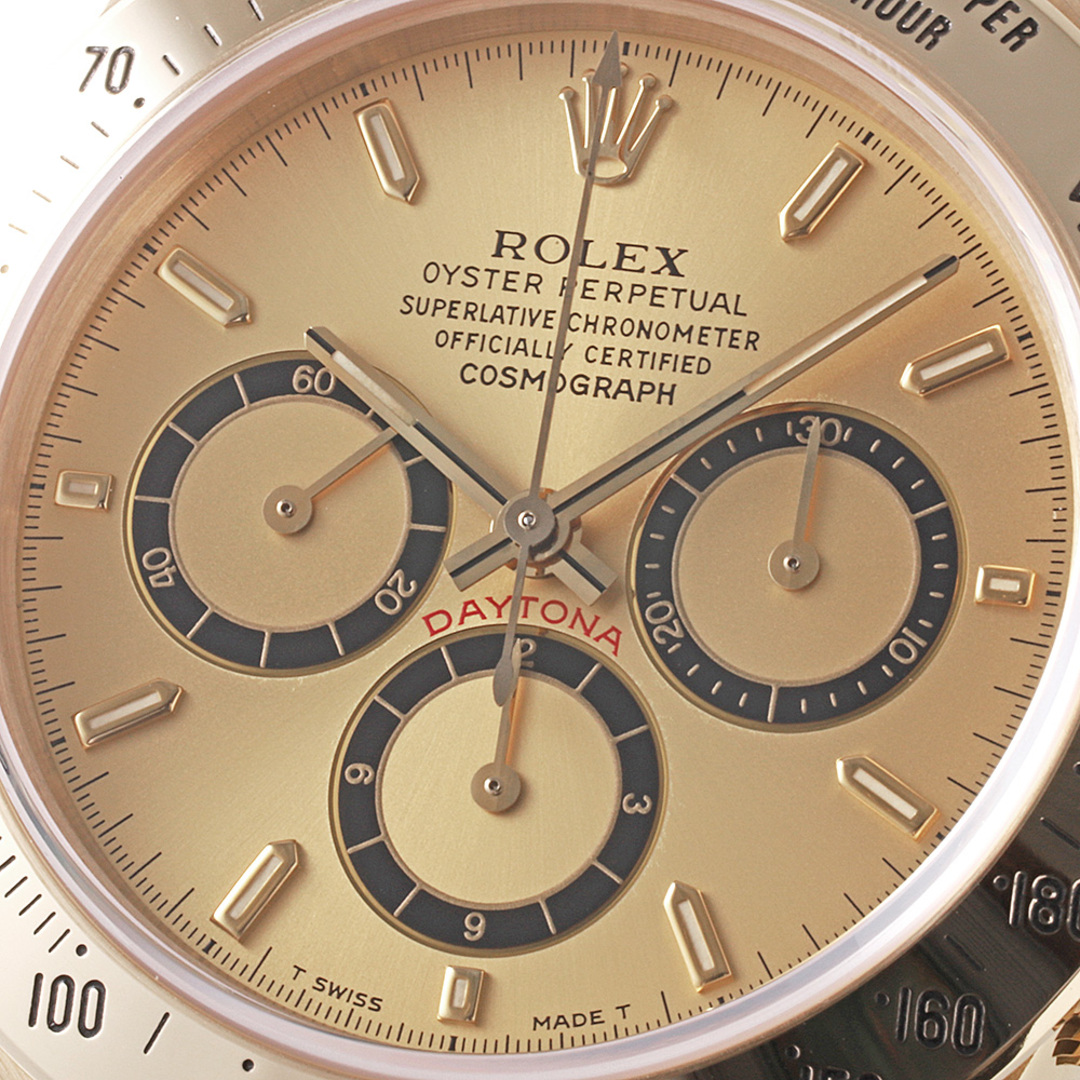 ROLEX(ロレックス)のロレックス デイトナ 16528 シャンパン 逆6文字盤 オールトリチウム シングルバックル N番 メンズ 中古 腕時計 メンズの時計(腕時計(アナログ))の商品写真