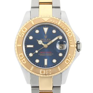 ロレックス(ROLEX)のロレックス ヨットマスター 168623 ブルー A番 ボーイズ(ユニセックス) 中古 腕時計(腕時計(アナログ))