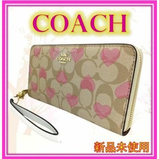 コーチ(COACH)の✨【春コーデ】コーチ  ロング ジップ アラウンド ウォレットシグネチャー(財布)