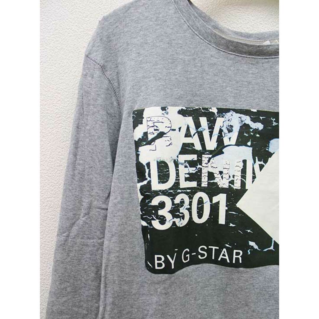 G-STAR RAW(ジースター)の【春物新入荷】■G-STAR RAW/ジースターロゥ■プリントカットソー/長袖 グレー/灰色レディース L【中古】春夏 523042 レディースのトップス(Tシャツ(半袖/袖なし))の商品写真