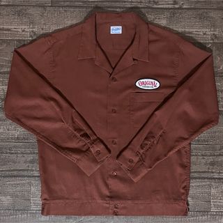 テンダーロイン(TENDERLOIN)のTENDERLOIN テンダーロイン ワークシャツ 茶色 M(シャツ)