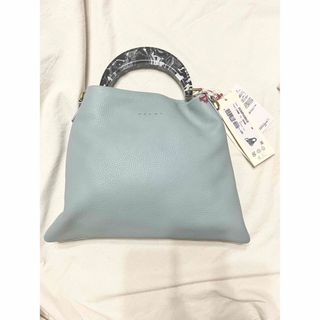 マルニ(Marni)のマルニMARNI ショルダーバッグ 水色 Venice small(ショルダーバッグ)