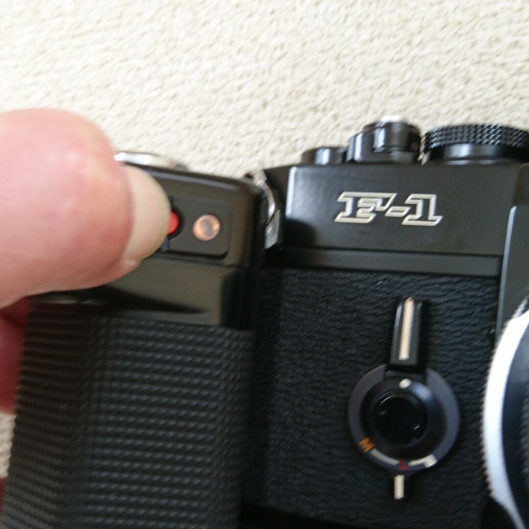 Canon(キヤノン)のase様 Canon F-1 モータードライブ・レンズ付き スマホ/家電/カメラのカメラ(フィルムカメラ)の商品写真