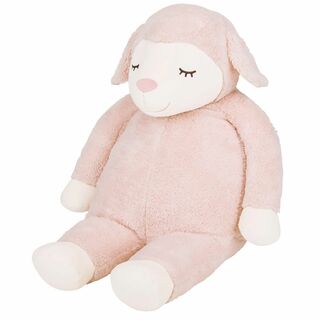【色: ピンク】りぶはあと 抱き枕 ひつじのメイプル サクラ ピンク BIGサイ(枕)