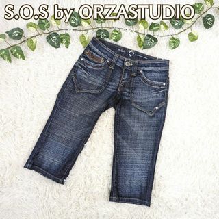 S.O.S BY ORZA STUDIO デニム ハーフパンツ イタリア製(デニム/ジーンズ)