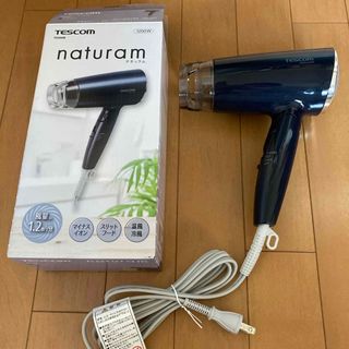 テスコム(TESCOM)のテスコム ナチュラム マイナスイオン ヘアードライヤー ネイビー TD200B-(ドライヤー)