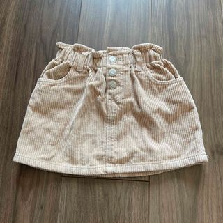 ザラキッズ(ZARA KIDS)のzara コーデュロイスカート　12-18m(スカート)