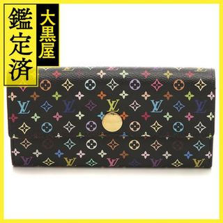 ルイヴィトン(LOUIS VUITTON)のルイ・ヴィトン　ポルトフォイユ・サラ　マルチ　　ブルー　M60444【436】(財布)