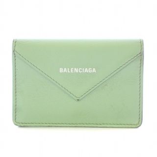 バレンシアガ(Balenciaga)のバレンシアガ PAPIER ZA THIN CARD カードケース 名刺入れ 緑(名刺入れ/定期入れ)