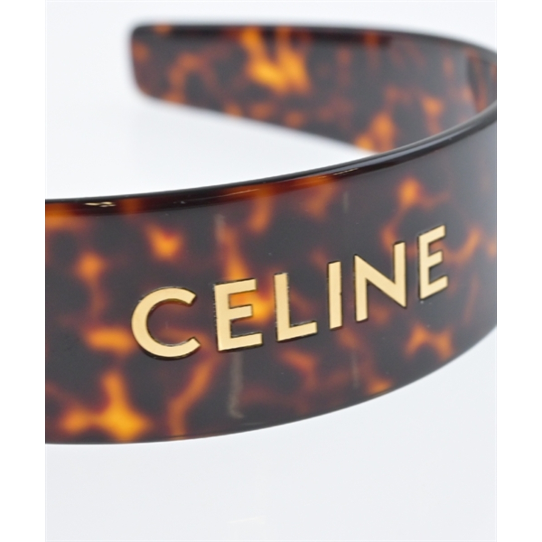 celine(セリーヌ)のCELINE セリーヌ ヘアアクセサリー - 茶(総柄) 【古着】【中古】 レディースのヘアアクセサリー(その他)の商品写真