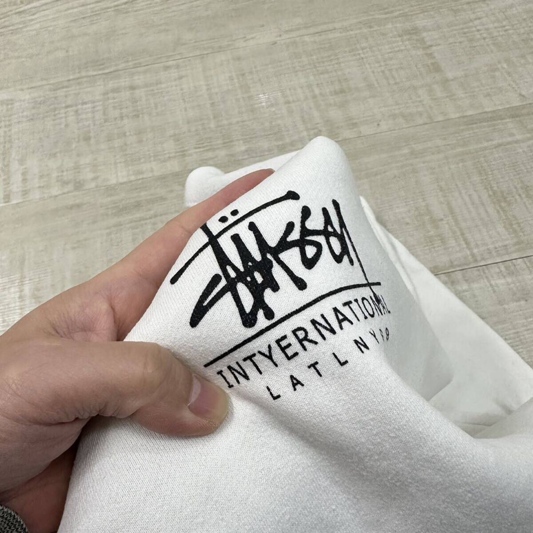 STUSSY(ステューシー)の90s Stussy USA製 ワールド ツアー パーカー フーディー L レディースのトップス(パーカー)の商品写真