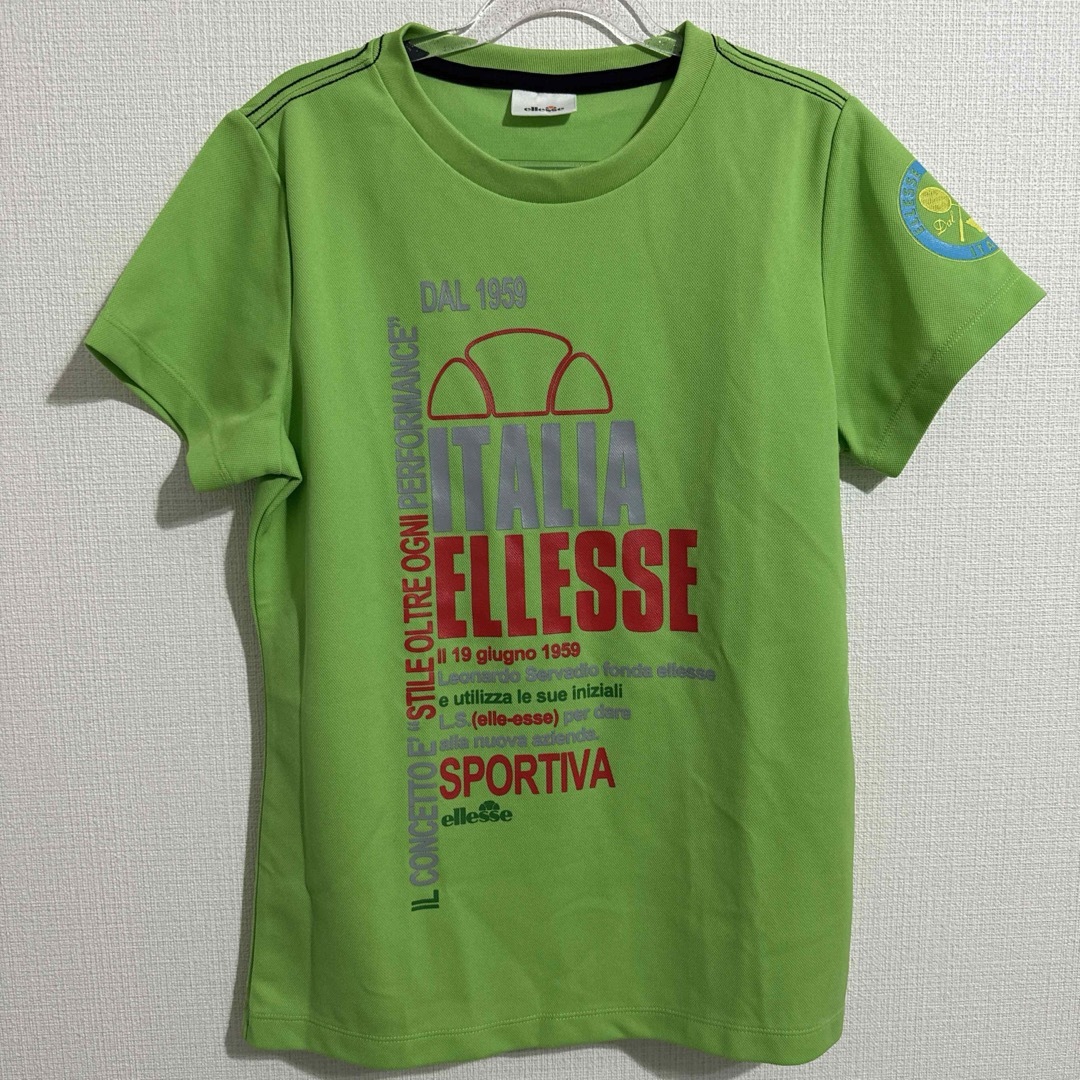 ellesse(エレッセ)のエレッセ バドミントン 練習着 ウェア グリーン スポーツ/アウトドアのスポーツ/アウトドア その他(バドミントン)の商品写真