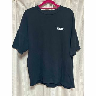 ルーカ(RVCA)のRVCA ルーカ メンズ L 半袖　Tシャツ ロゴ　ブラック(Tシャツ/カットソー(半袖/袖なし))