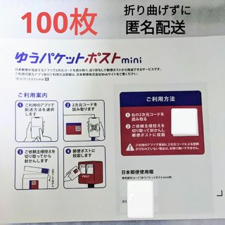 ゆうパケットポストmini専用封筒 100枚(印刷物)