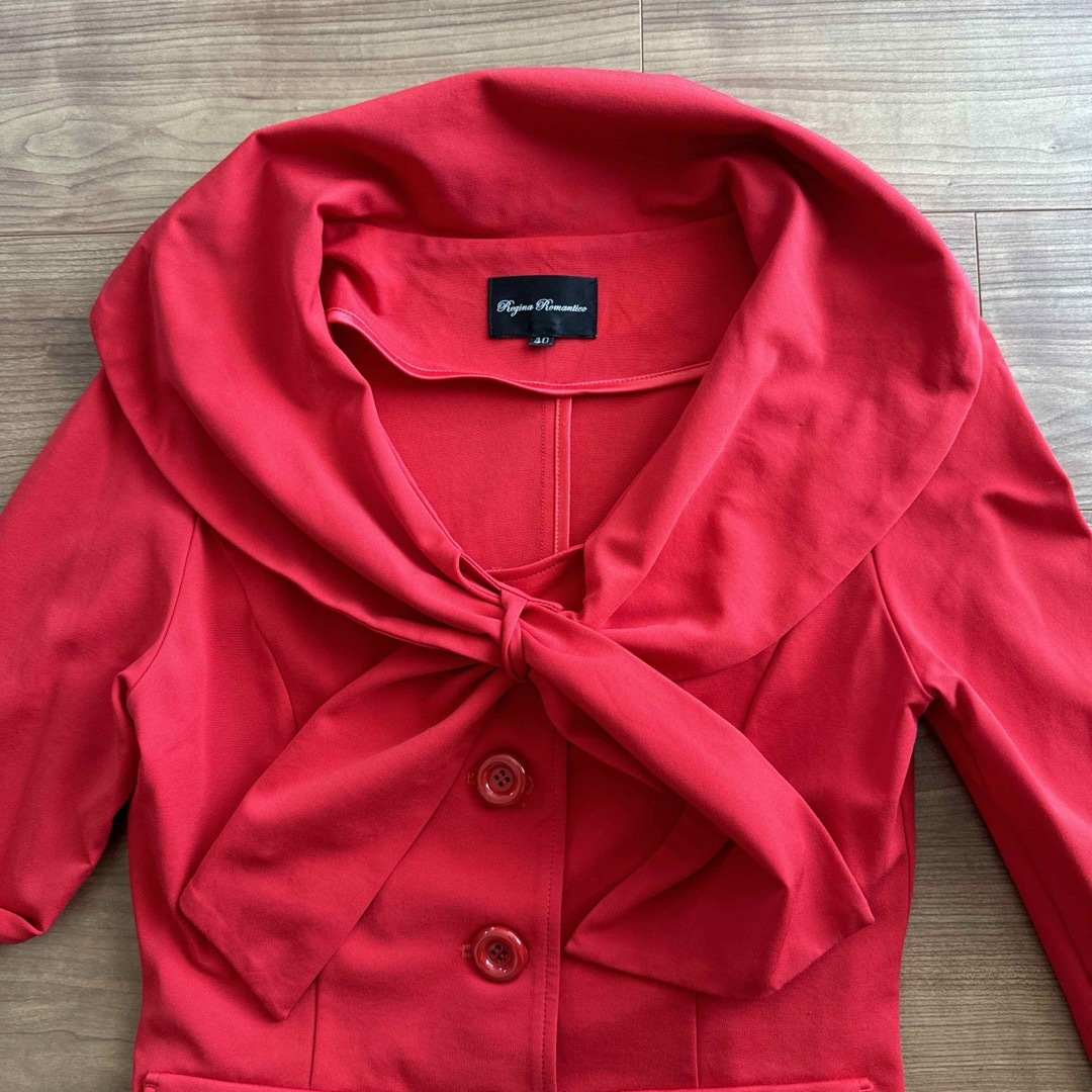 Regina(レジーナ)のレジーナロマンティコ赤セットアップ レディースのフォーマル/ドレス(スーツ)の商品写真
