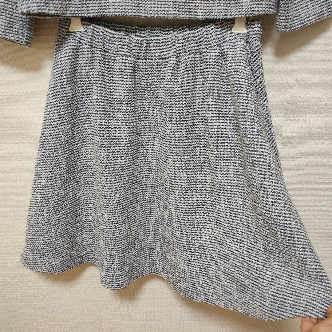 Jewel Changes(ジュエルチェンジズ)の美品 日本製 Jewel Changesセットアップ スーツ ミニスカート レディースのフォーマル/ドレス(スーツ)の商品写真