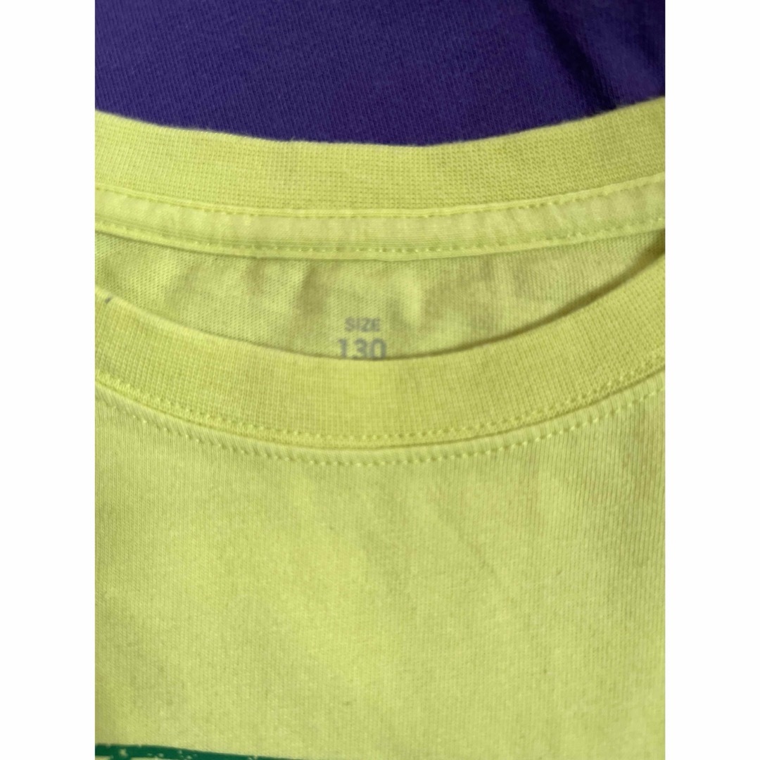 GU(ジーユー)のGU 半袖Tシャツ　２枚セット　130サイズ キッズ/ベビー/マタニティのキッズ服男の子用(90cm~)(Tシャツ/カットソー)の商品写真