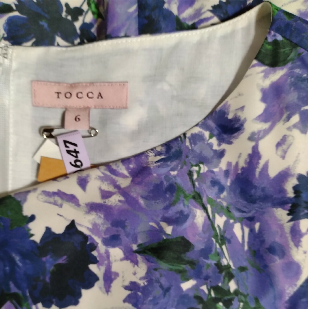 TOCCA(トッカ)のTOCCA　プリントワンピース　サイズ6 レディースのワンピース(ひざ丈ワンピース)の商品写真