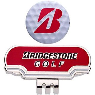 テーラーメイド(TaylorMade)のブリヂストンゴルフ キャップマーカー BRIDGESTONE GOLF  レッド(その他)