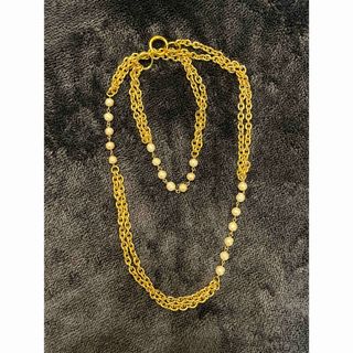 シャネル(CHANEL)のCHANEL アクセサリー パールチェーンネックレス ネックレス(ネックレス)