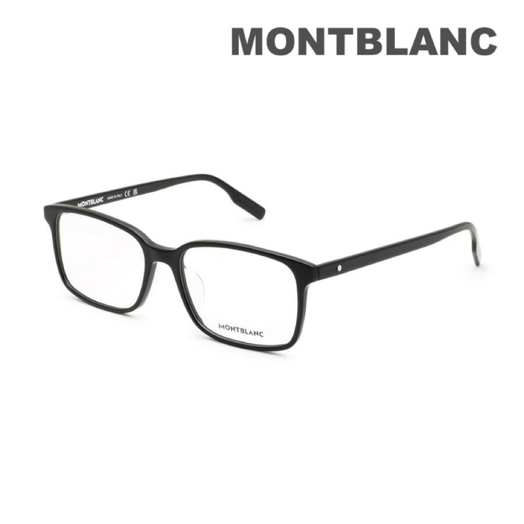 MONTBLANC(モンブラン)のMONTBLANC モンブラン MB0152OA-001 ブラック メガネ 眼鏡 メンズのファッション小物(サングラス/メガネ)の商品写真