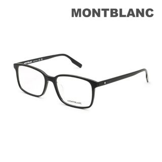 モンブラン(MONTBLANC)のMONTBLANC モンブラン MB0152OA-001 ブラック メガネ 眼鏡(サングラス/メガネ)