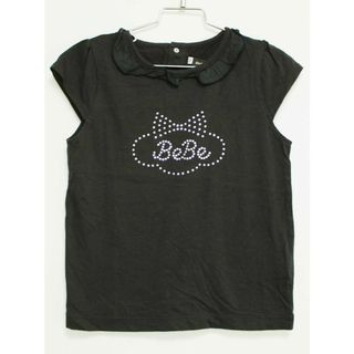 ベベ(BeBe)の[ベベ/BeBe]130cm 半袖カットソー/半袖Tシャツ 濃紺【中古】子供服 キッズ kids 女の子 夏 226032 tops(Tシャツ/カットソー)