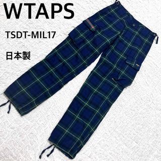 ダブルタップス(W)taps)のWTAPS ダブルタップス　チェックカーゴパンツ　グリーン(ワークパンツ/カーゴパンツ)