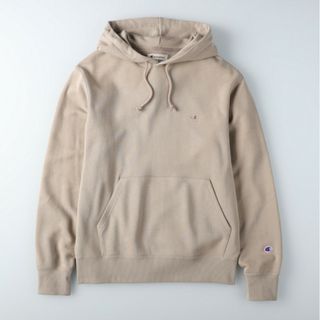 チャンピオン(Champion)の【Champion】チャンピオン パーカー ベージュ スウェット 美品(パーカー)