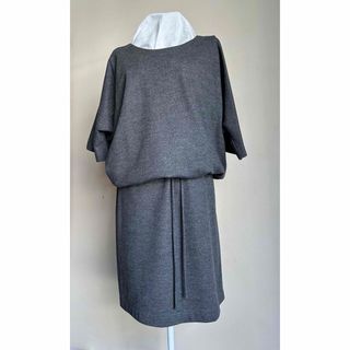 ジルサンダー(Jil Sander)のワンピース  M〜L   JIL SANDER  wool 100%(ひざ丈ワンピース)