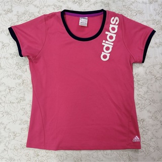 アディダス(adidas)のアディダス ピンクのTシャツ(Tシャツ(半袖/袖なし))