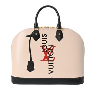 ルイヴィトン(LOUIS VUITTON)のルイヴィトン  アルマ GM トロンプルイユ ハンドバッグ ベージュ/黒(ハンドバッグ)