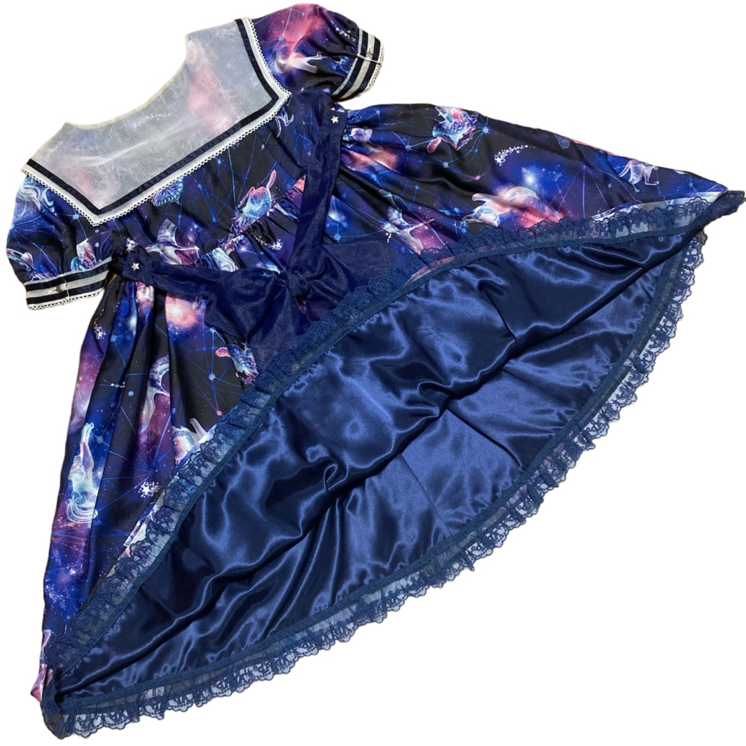 Angelic Pretty(アンジェリックプリティー)のドリーミープラネタリウムワンピース/AngelicPretty/ロリィタBABY レディースのワンピース(ひざ丈ワンピース)の商品写真