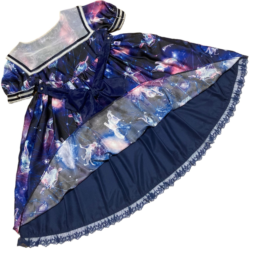 Angelic Pretty(アンジェリックプリティー)のドリーミープラネタリウムワンピース/AngelicPretty/ロリィタBABY レディースのワンピース(ひざ丈ワンピース)の商品写真