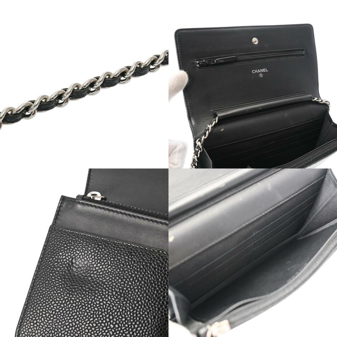 CHANEL(シャネル)のシャネル  チェーンウォレット 19cm ココマーク ショルダーバッグ 黒 レディースのファッション小物(その他)の商品写真