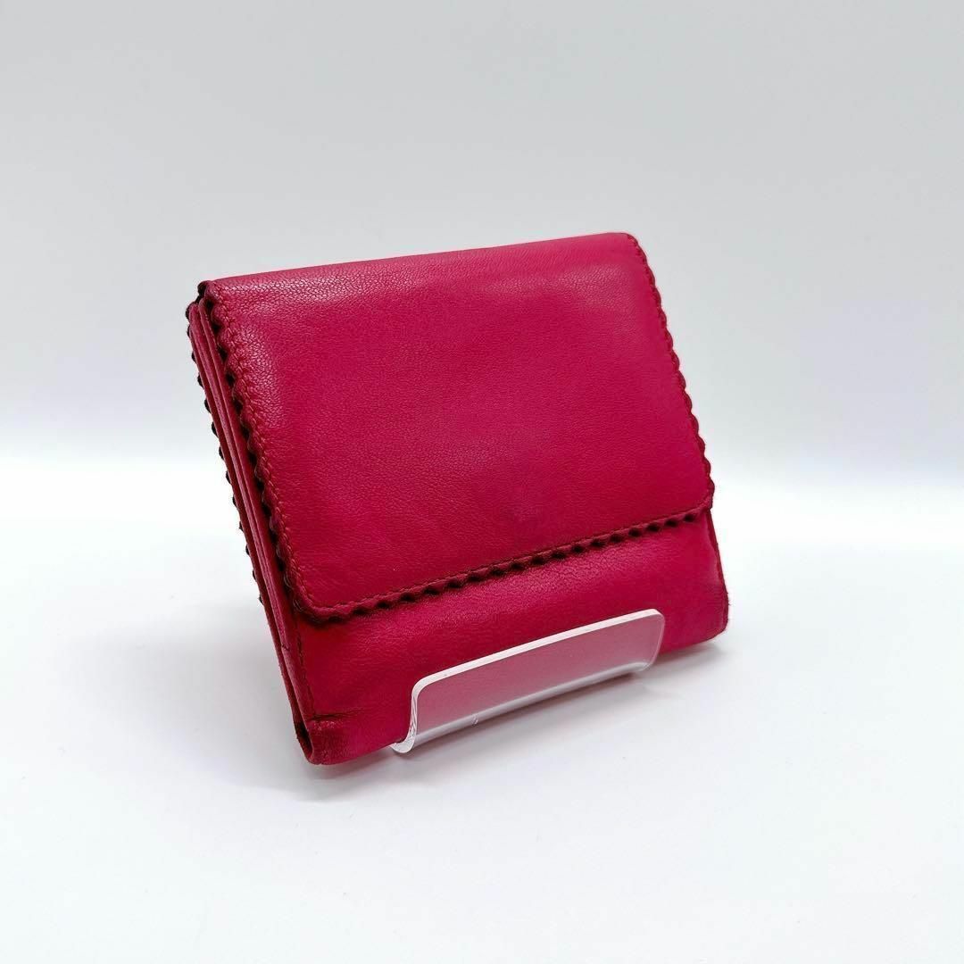 LOEWE(ロエベ)のロエベ 三つ折り 財布 ピンク LOEWE ブランド 三つ折り レディース レディースのファッション小物(財布)の商品写真