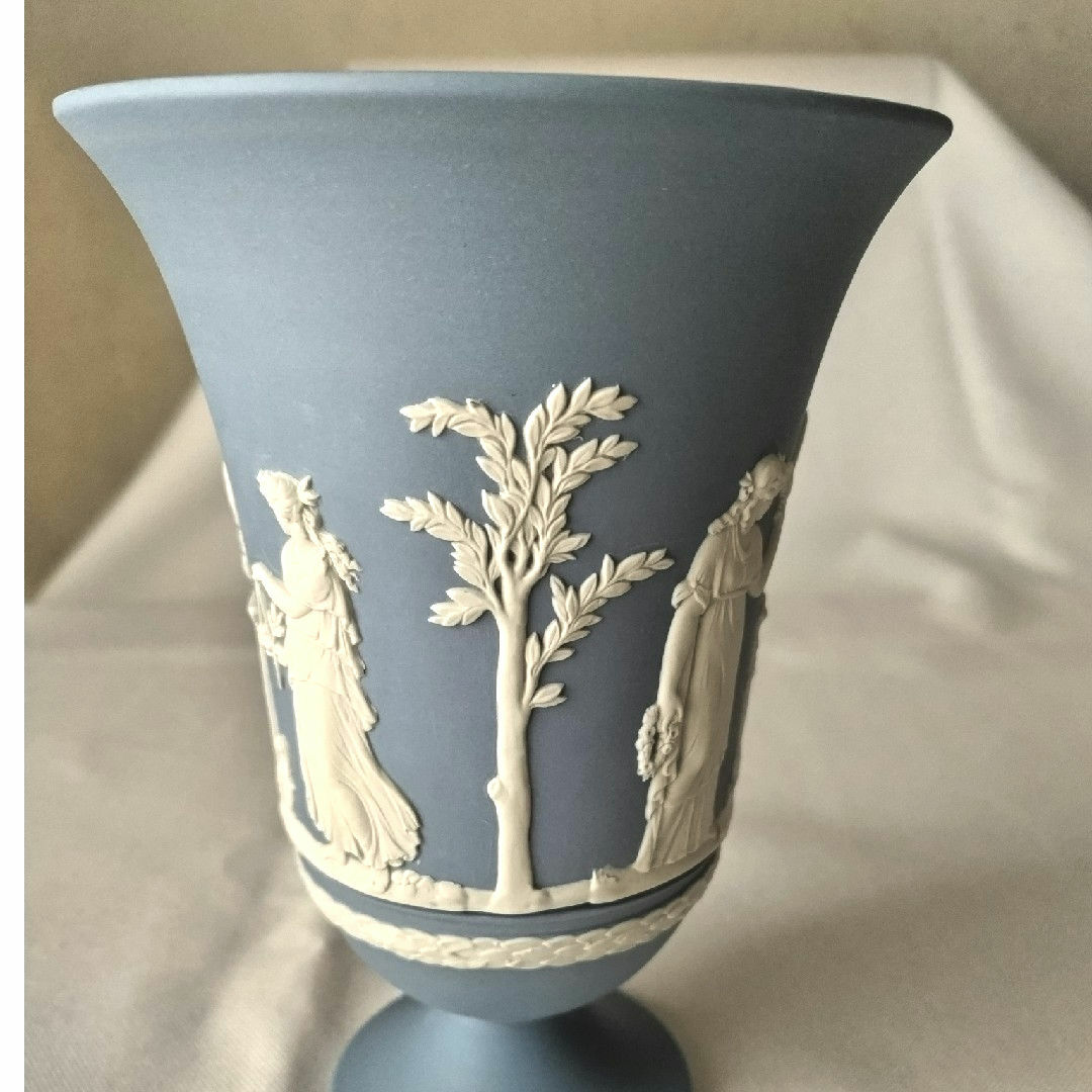 WEDGWOOD(ウェッジウッド)のジャスパー花瓶 インテリア/住まい/日用品のインテリア小物(花瓶)の商品写真