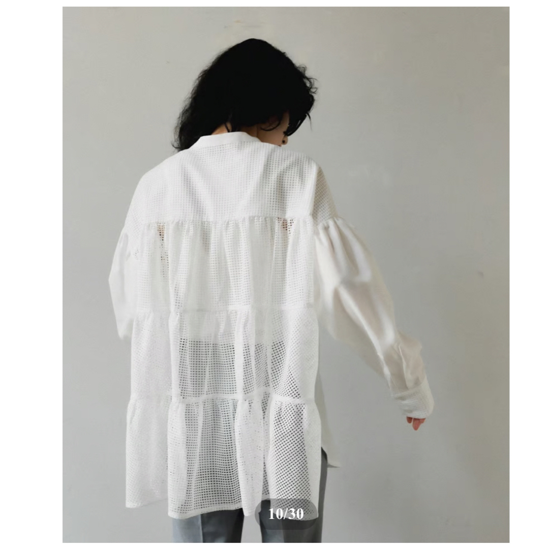 TODAYFUL(トゥデイフル)のAGAWD Backtiered Blouse バックティアードブラウス　シャツ レディースのトップス(シャツ/ブラウス(長袖/七分))の商品写真