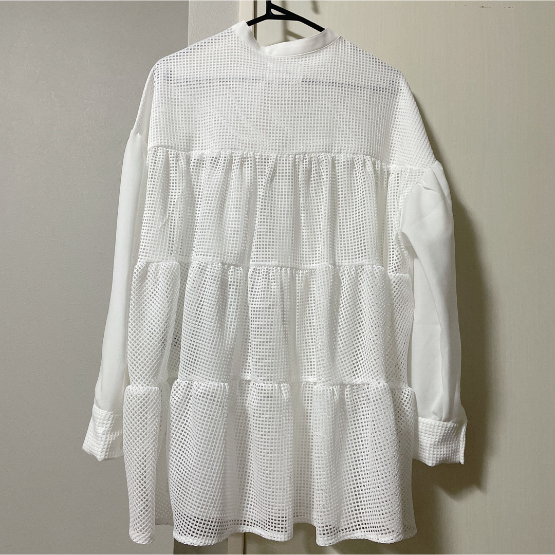 TODAYFUL(トゥデイフル)のAGAWD Backtiered Blouse バックティアードブラウス　シャツ レディースのトップス(シャツ/ブラウス(長袖/七分))の商品写真