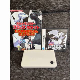 ニンテンドーDS(ニンテンドーDS)のNintendo DSi LL  ポケットモンスターブラック＋攻略本セット　ds(携帯用ゲーム機本体)